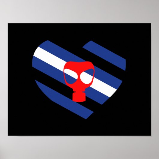 Masken-Stolz Poster (Vorne)