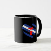 Masken-Stolz Tasse (VorderseiteRechts)