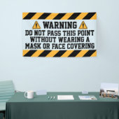 Masken tragen banner (Messeveranstaltung)