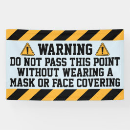 Masken tragen banner