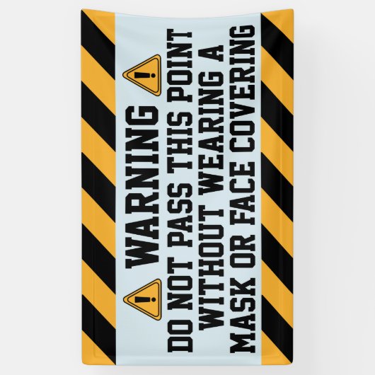 Masken tragen banner (Vertikal)