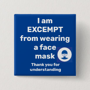 Maskenausnahme Button