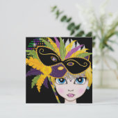 Maskenball / Festival / Party für Kostüme - SRF Einladung (Stehend Vorderseite)