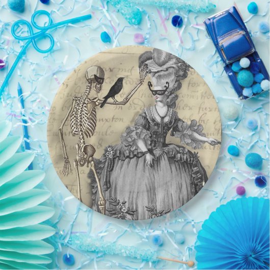 Maskenball Pappteller (Party)