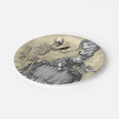 Maskenball Pappteller (Schrägansicht)