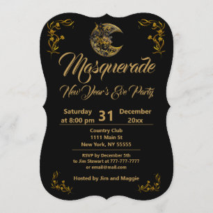 Maskenball-Party Einladung