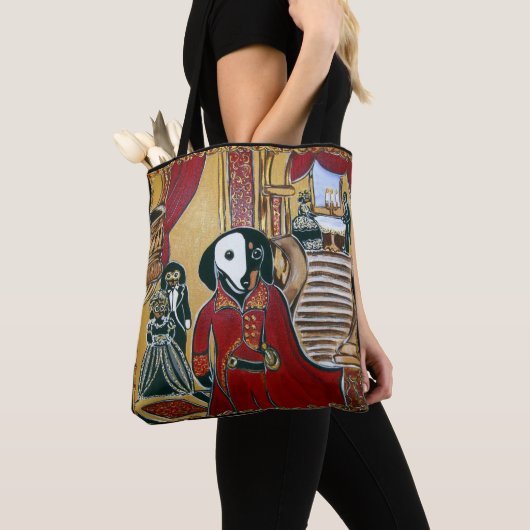 Maskenbild Doxie Tasche (Von Nahem)