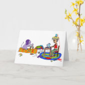 Maskenbildkarte Karte (Gelbe Blume)