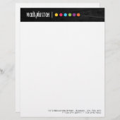 Maskenbildner-Briefkopf Briefbogen (Vorne/Hinten)