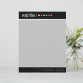 Maskenbildner-Briefkopf Briefkopf (Stehend Vorderseite)