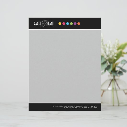 Maskenbildner-Briefkopf Briefkopf (Stehend Vorderseite)