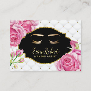 Maskenbildner-eleganter Visitenkarte