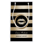 Maskenbildner-Goldlippenkosmetik-Verteiler Kleine Geschenktüte (Vorderseite)