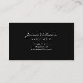 Maskenbildner-Loyalitäts-schicke Goldlippen II Treuekarte (Rückseite)