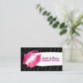 Maskenbildner M.U.A. Visitenkarte (Stehend Vorderseite)