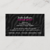 Maskenbildner M.U.A. Visitenkarte (Rückseite)