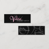 Maskenbildner Mini Visitenkarte (Vorne/Hinten)