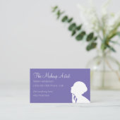 Maskenbildner-moderne Schönheit Visitenkarte (Stehend Vorderseite)