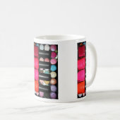Maskenbildner-Nagel Polishe Lidschatten-Palette Kaffeetasse (VorderseiteRechts)
