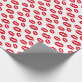 Maskenbildner-roter Geschenkpapier (Ecke)