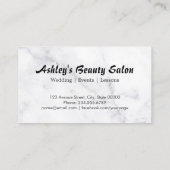 Maskenbildner-Schönheits-Lippenstift erröten Visitenkarte (Rückseite)