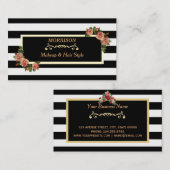 Maskenbildner-Schönheits-Salon-GoldVisitenkarte Visitenkarte (Vorne/Hinten)