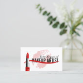 Maskenbildner Visitenkarte (Stehend Vorderseite)