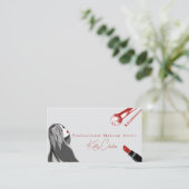 Maskenbildner Visitenkarte (Stehend Vorderseite)