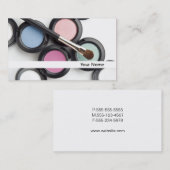 Maskenbildner Visitenkarte (Vorne/Hinten)