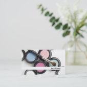 Maskenbildner Visitenkarte (Stehend Vorderseite)