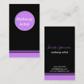 Maskenbildner Visitenkarte (Vorne/Hinten)