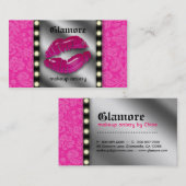 Maskenbildner-Visitenkarte beleuchtet Visitenkarte (Vorne/Hinten)