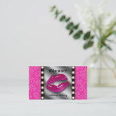 Maskenbildner-Visitenkarte beleuchtet Visitenkarte (Stehend Vorderseite)