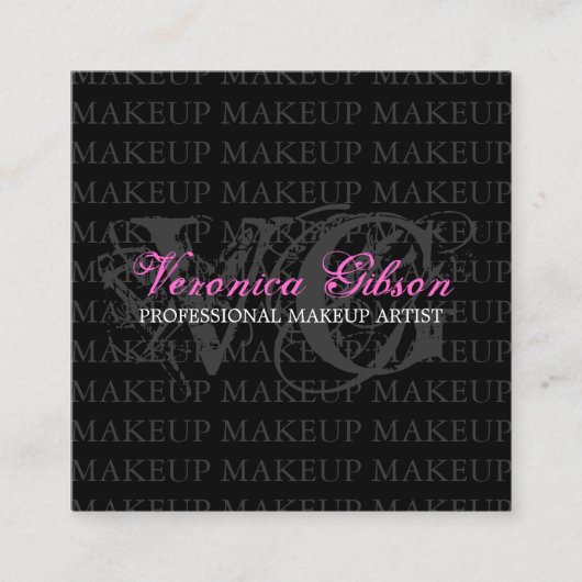 MASKENBILDNER-VISITENKARTE QUADRATISCHE VISITENKARTE (Vorderseite)