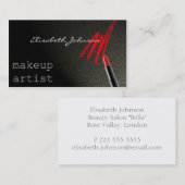 Maskenbildner-Visitenkarte Visitenkarte (Vorne/Hinten)