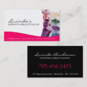 Maskenbildner-Visitenkarte Visitenkarte (Vorne/Hinten)