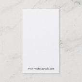 Maskenbildner-Visitenkarte Visitenkarte (Rückseite)