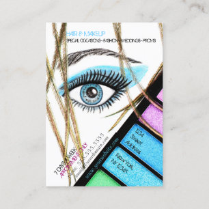 Maskenbildner-Visitenkarte Visitenkarte