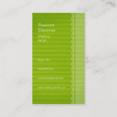 Maskenbildner-Visitenkarte Visitenkarte (Rückseite)