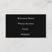 Maskenbildner-Visitenkarte Visitenkarte (Rückseite)