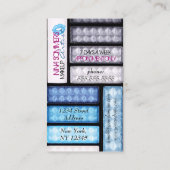 Maskenbildner-Visitenkarte Visitenkarte (Rückseite)