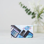 Maskenbildner-Visitenkarte Visitenkarte (Stehend Vorderseite)