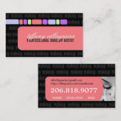 Maskenbildner-Visitenkarte Visitenkarte (Vorne/Hinten)