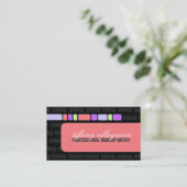 Maskenbildner-Visitenkarte Visitenkarte (Stehend Vorderseite)