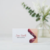 Maskenbildner-Visitenkarte Visitenkarte (Stehend Vorderseite)