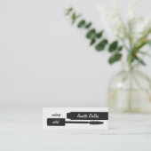 Maskenbildner-Visitenkarten Mini Visitenkarte (Stehend Vorderseite)