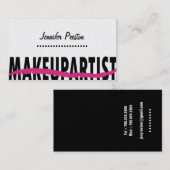 Maskenbildner-Visitenkarten Visitenkarte (Vorne/Hinten)