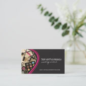 Maskenbildner-Visitenkarten Visitenkarte (Stehend Vorderseite)