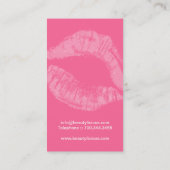 MASKENBILDNER-VISITENKARTEN VISITENKARTE (Rückseite)