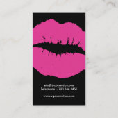 MASKENBILDNER-VISITENKARTEN VISITENKARTE (Rückseite)